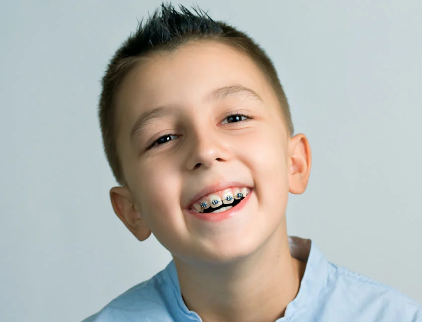 Kid with braces in Carlsbad, CA