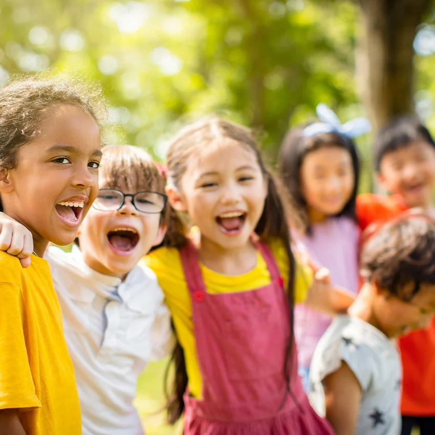 Kids with healthy smile in Carlsbad, CA