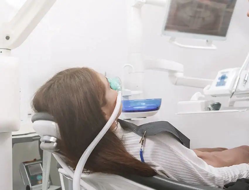 Patient getting sedation in Carlsbad, CA Patient getting sedation in Carlsbad, CA